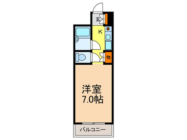 アンシャレ－の物件間取画像